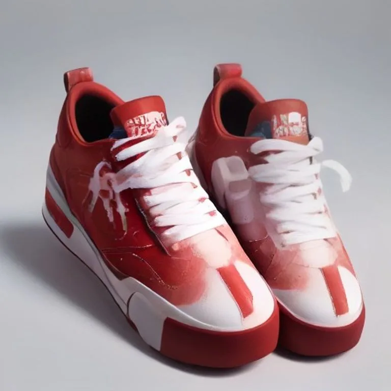 Sporty Comfort Sneaker – Red/Blue/Black/White