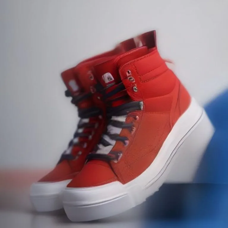 Sporty Comfort Sneaker – Red/Blue/Black/White - Image 3
